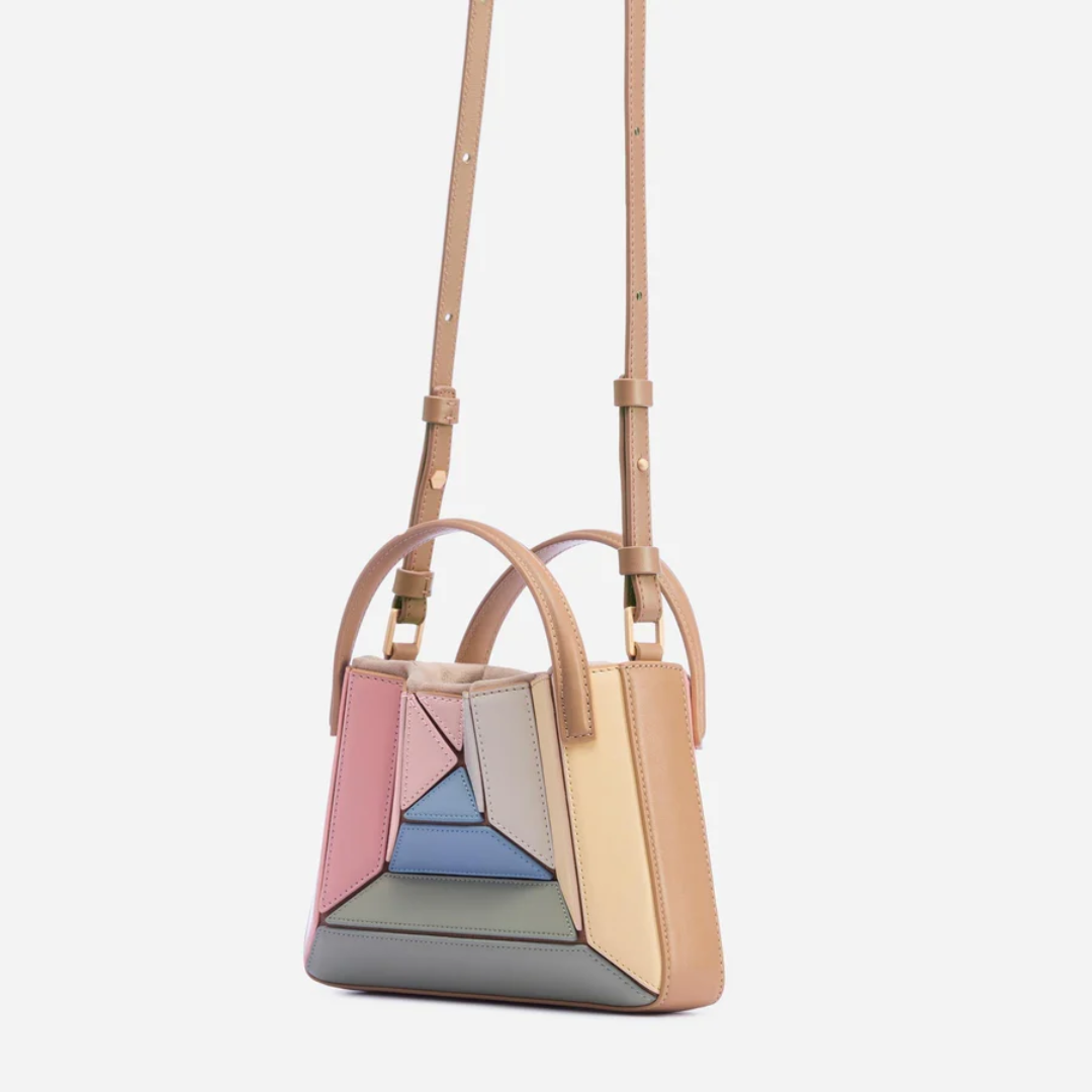 Stylish Geometric Tote Handbag