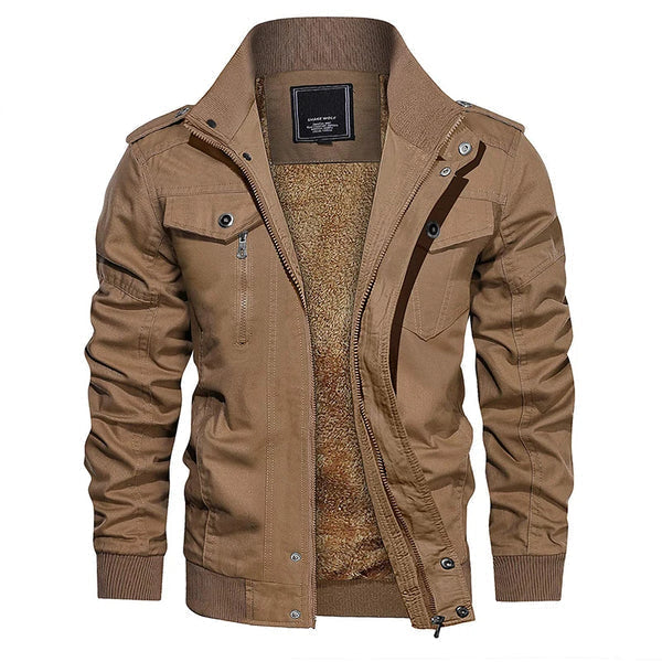 Modern Long Sleeve Aviator Jacket