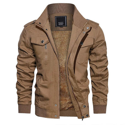 Modern Long Sleeve Aviator Jacket
