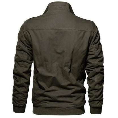 Modern Long Sleeve Aviator Jacket
