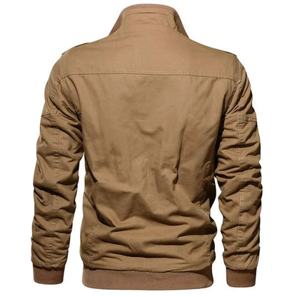 Modern Long Sleeve Aviator Jacket