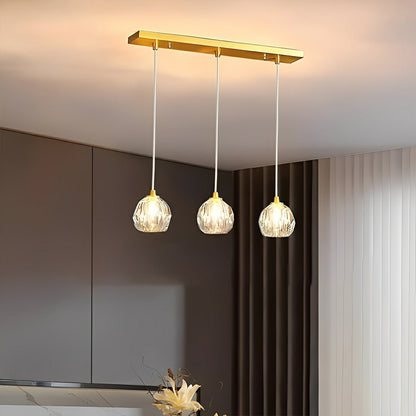 Luxury Gold Crystal Pendant Ceiling Lamp