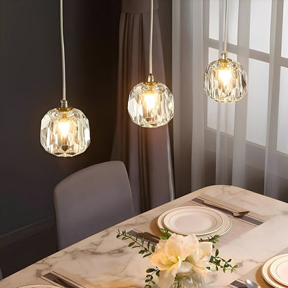 Luxury Gold Crystal Pendant Ceiling Lamp