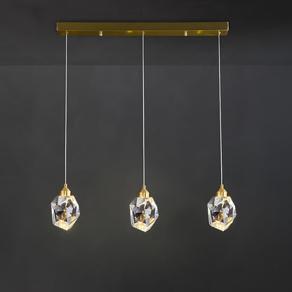 Luxury Gold Crystal Pendant Ceiling Lamp