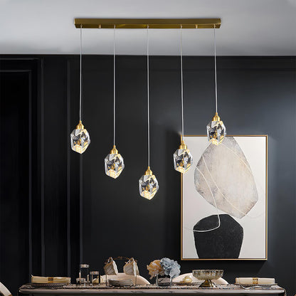 Luxury Gold Crystal Pendant Ceiling Lamp