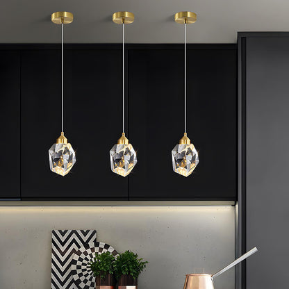 Luxury Gold Crystal Pendant Ceiling Lamp
