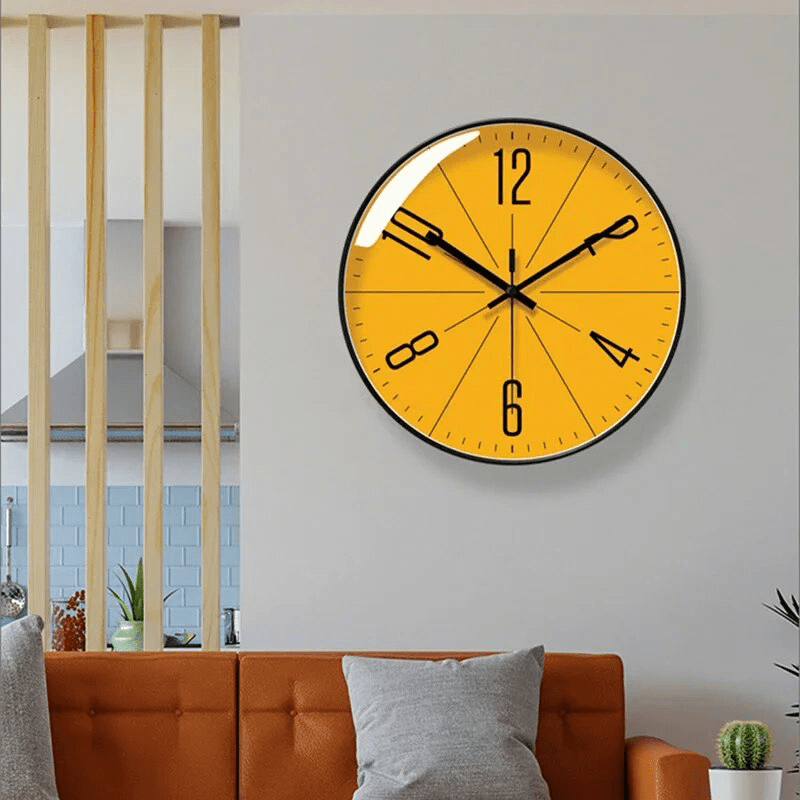 Simple Scandinavian Silent Wall Clock