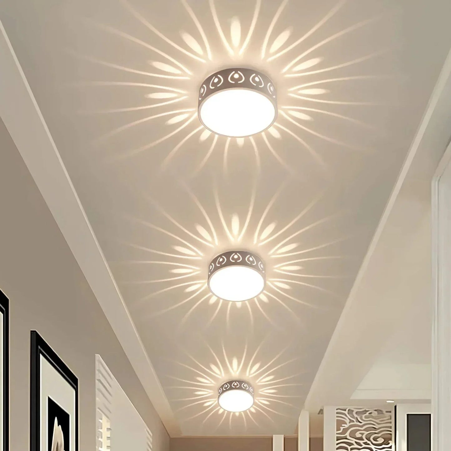 Modern Glow Ceiling Light Fixture