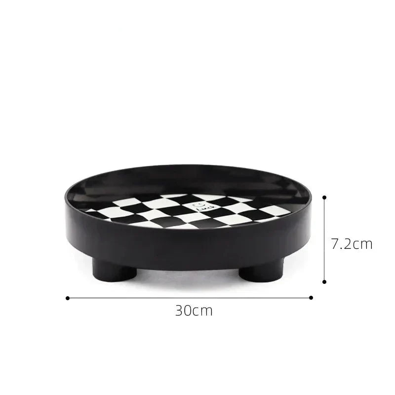 Simple Black Chess Board Storage Box