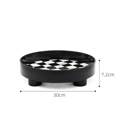 Simple Black Chess Board Storage Box