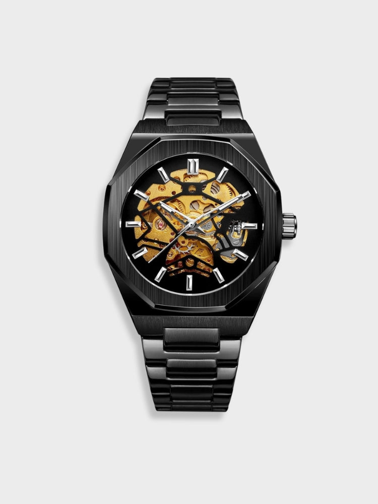 Classic Leather Chronograph Watch - Sophisticated Style
