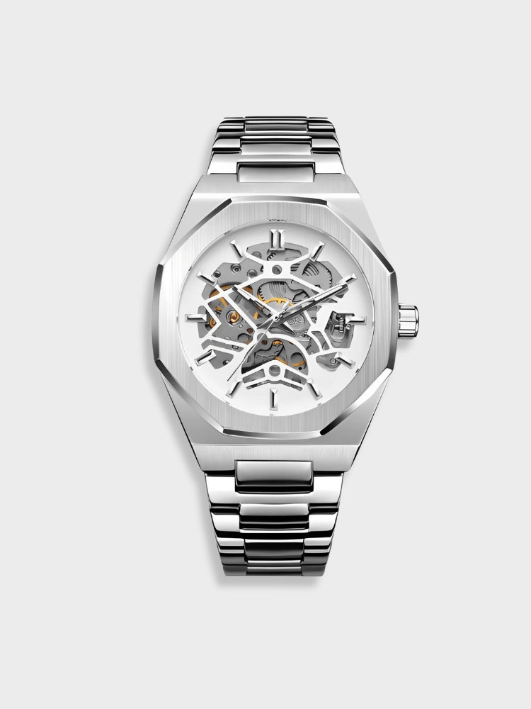 Classic Leather Chronograph Watch - Sophisticated Style