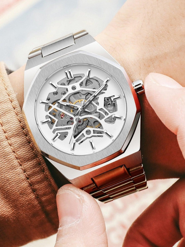 Classic Leather Chronograph Watch - Sophisticated Style