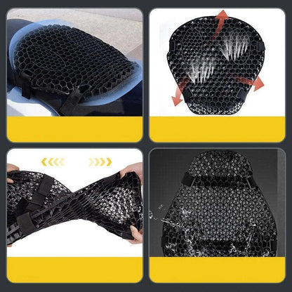 Comfortable 3D Motorcycle Gel Seat Cushion