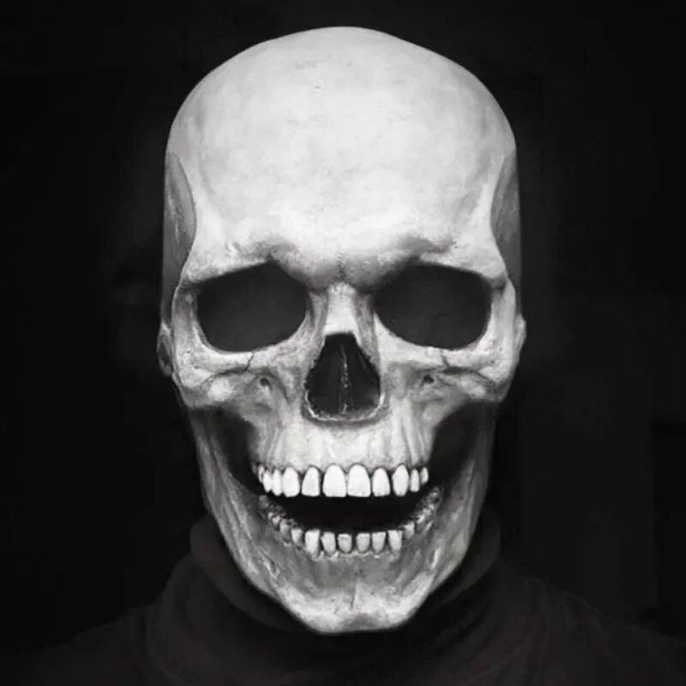 Scary Skull Latex Full Face Mask Costume