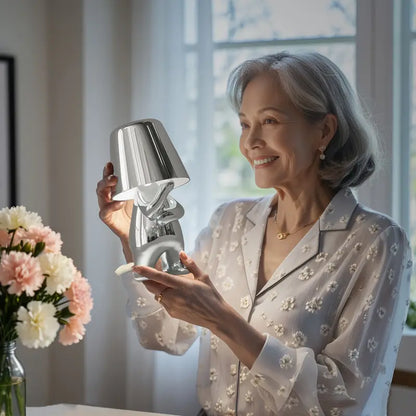 Portable LED Desk Lamp with Adjustable Brightness