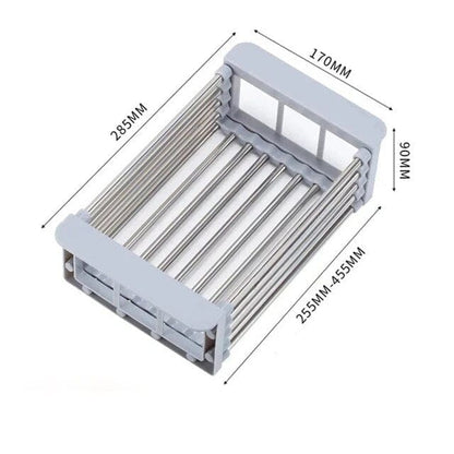 Space Saving Foldable Dish Rack Tray