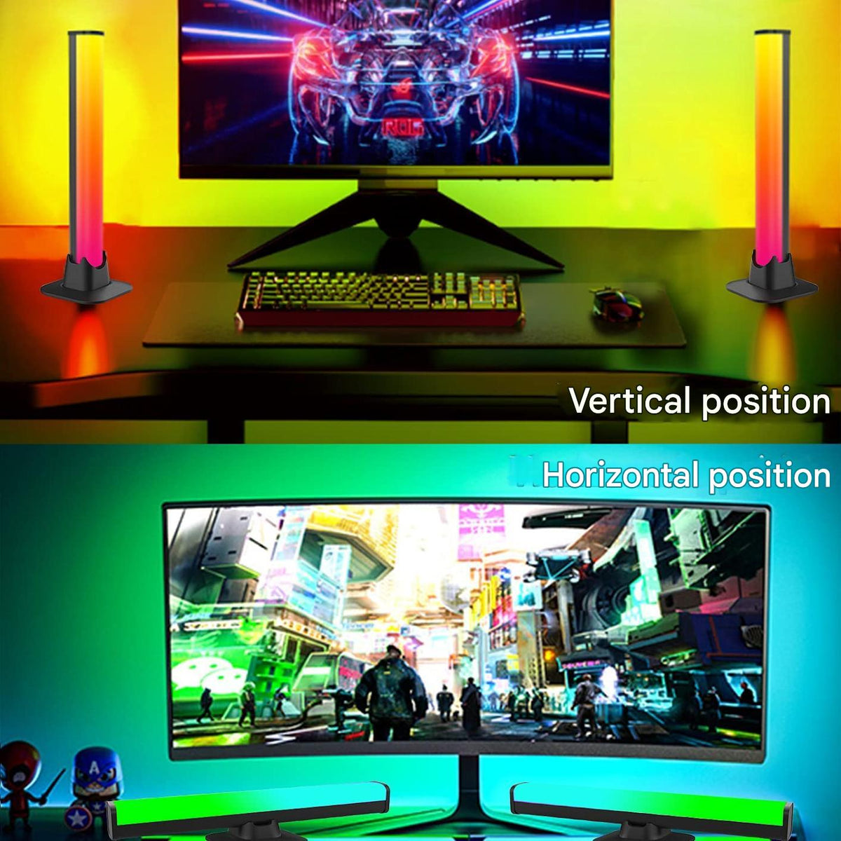 Colorful Sound Sync LED Light Bars