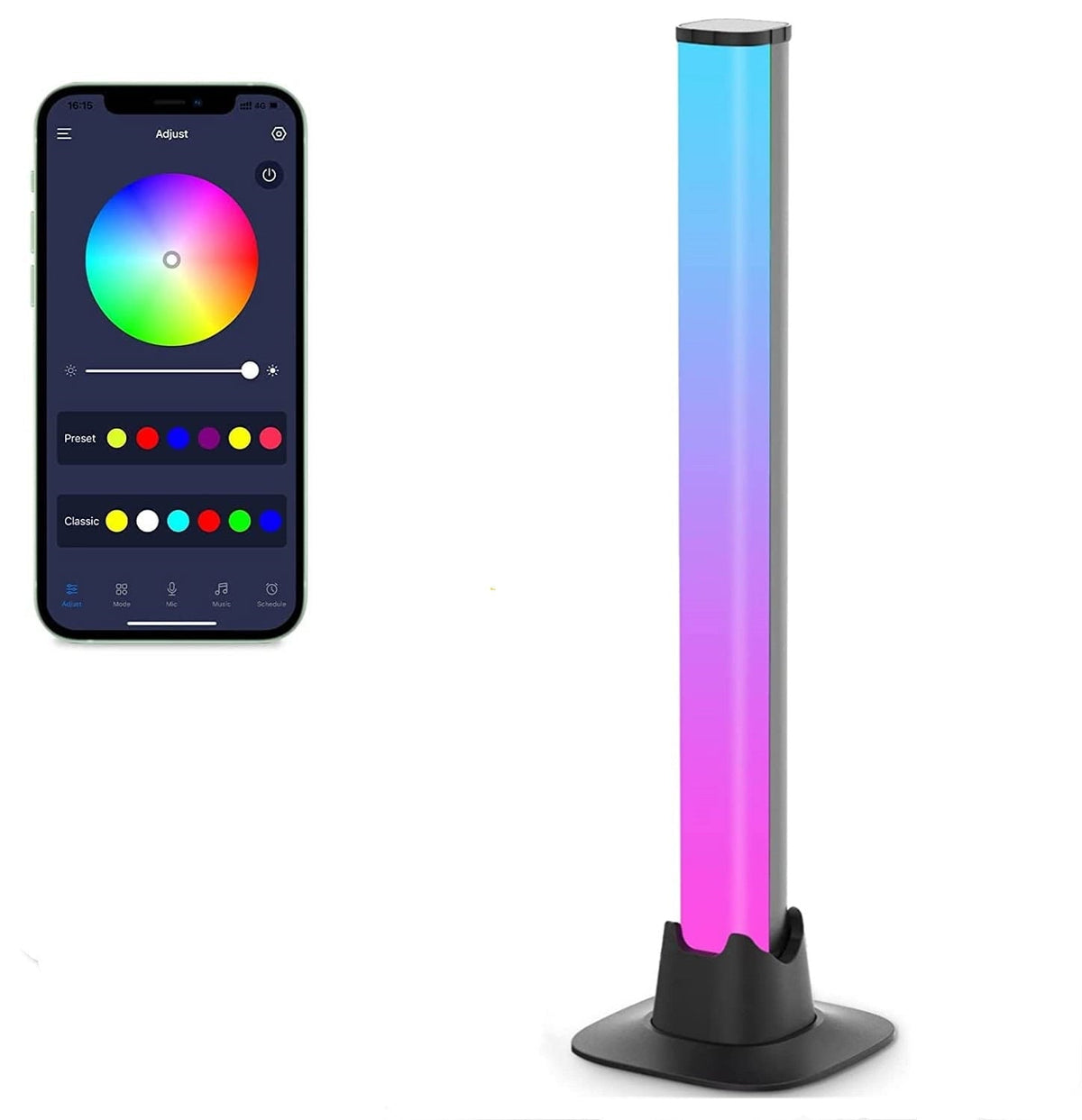 Colorful Sound Sync LED Light Bars - Cofik