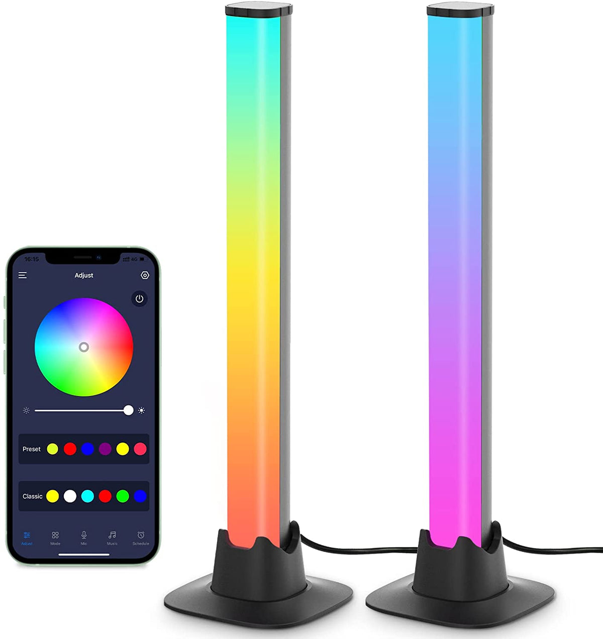 Colorful Sound Sync LED Light Bars