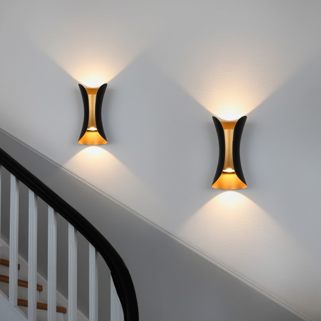 Slim LED Wall Light - Contemporary Remote Control Sconce