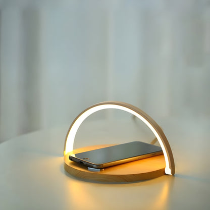 Wireless LED Desk Lamp with Fast Charging