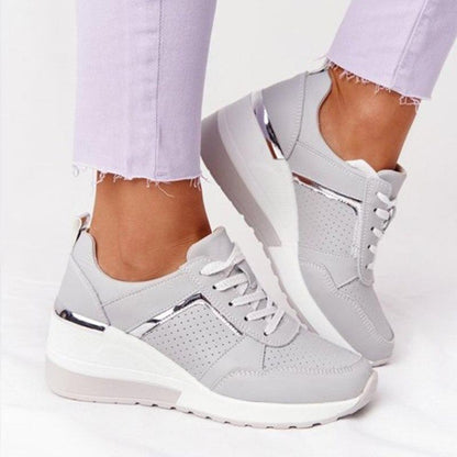Women's Supportive Walking Sneakers - Cushioned Comfort Shoes - Cofik
