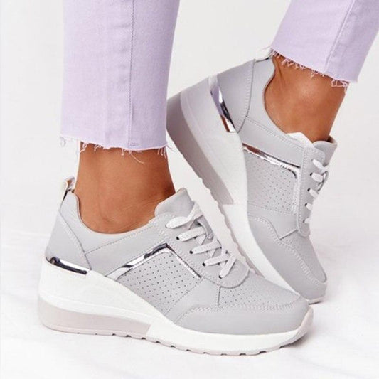 Women's Supportive Walking Sneakers - Cushioned Comfort Shoes - Cofik
