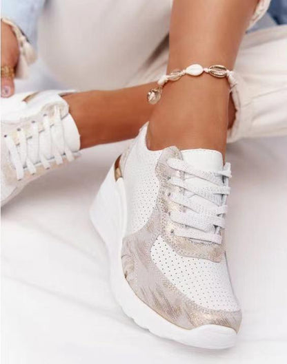 Women's Supportive Walking Sneakers - Cushioned Comfort Shoes