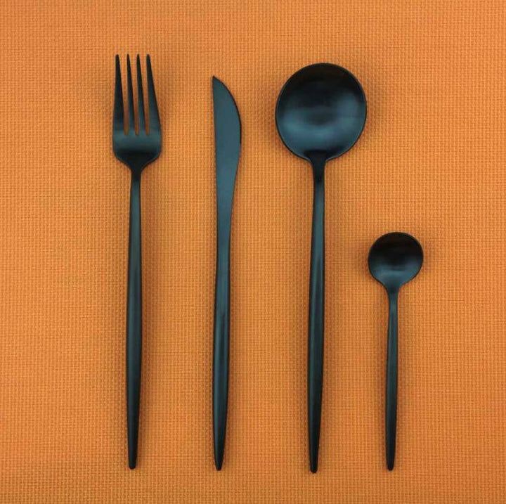Premium Metal Silverware Set for Home Dining