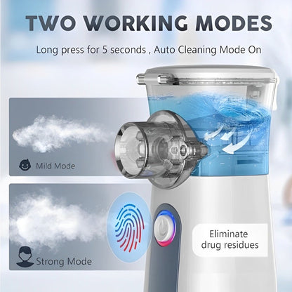 Compact Handheld Nebulizer for Kids and Adults