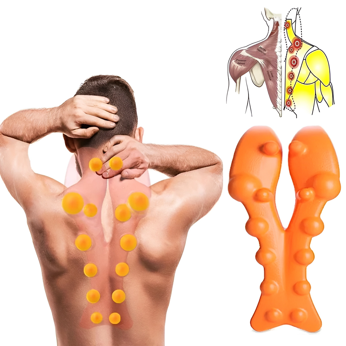 Heated Neck and Shoulder Massage Pillow - Cofik