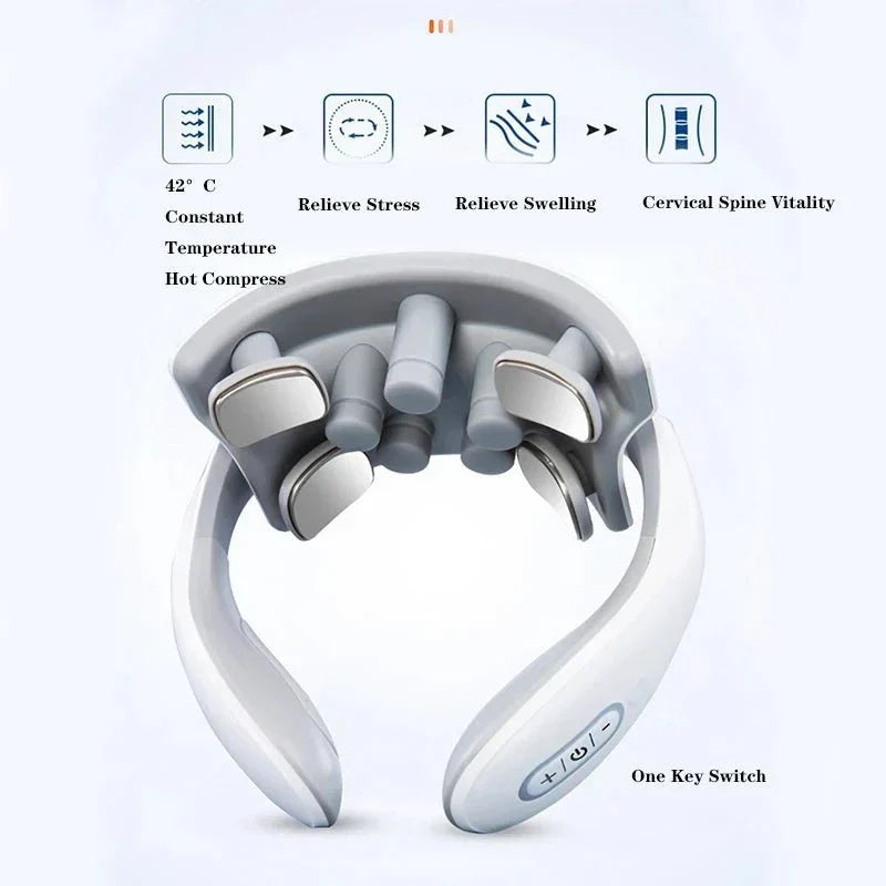 NECKVIBE – Smart vibration & heat neck device for deep relaxation