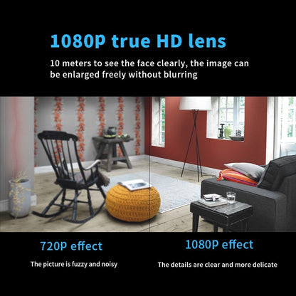 Compact WiFi Night Vision Home Security Camera
