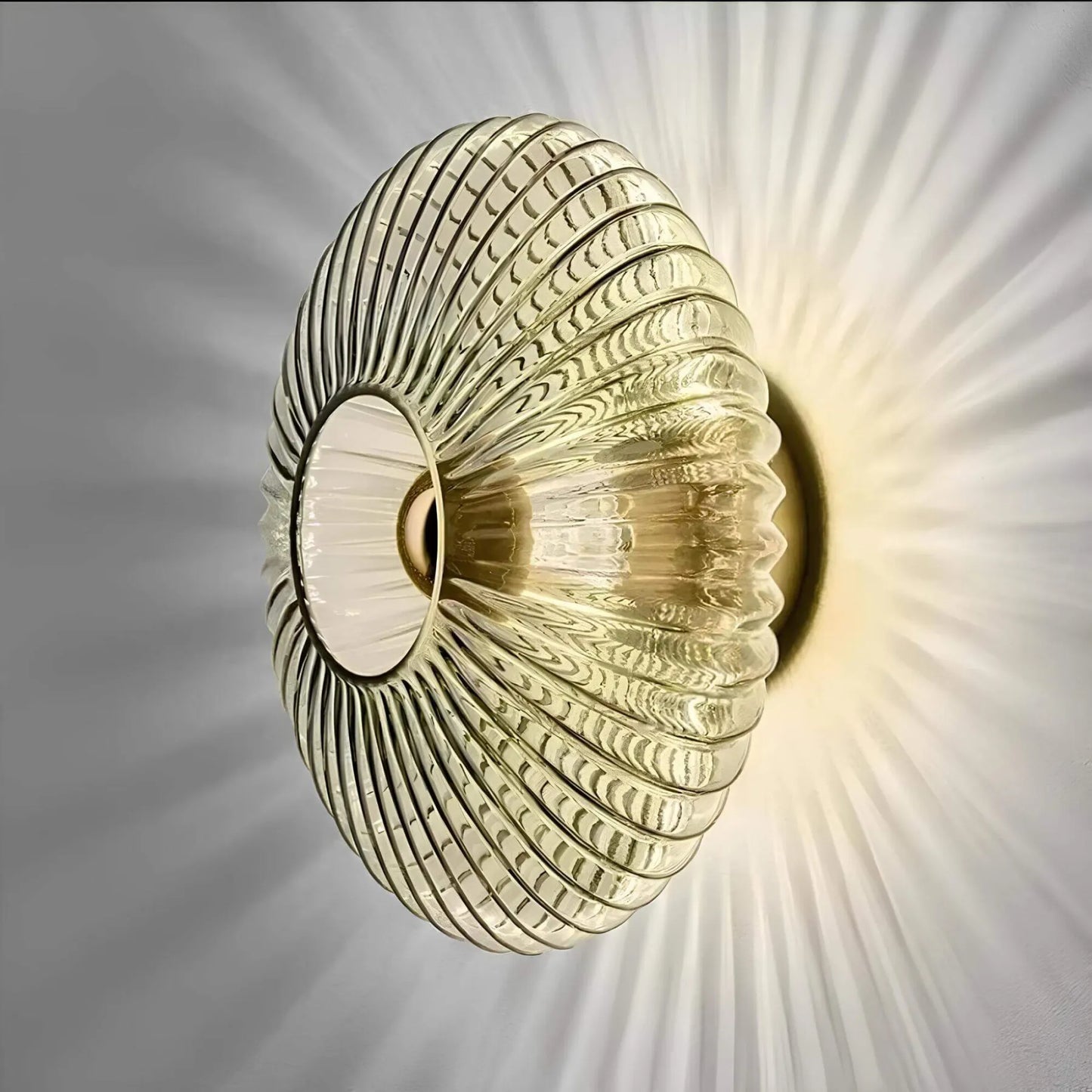 Stylish Wave Glass Wall Light - Cofik