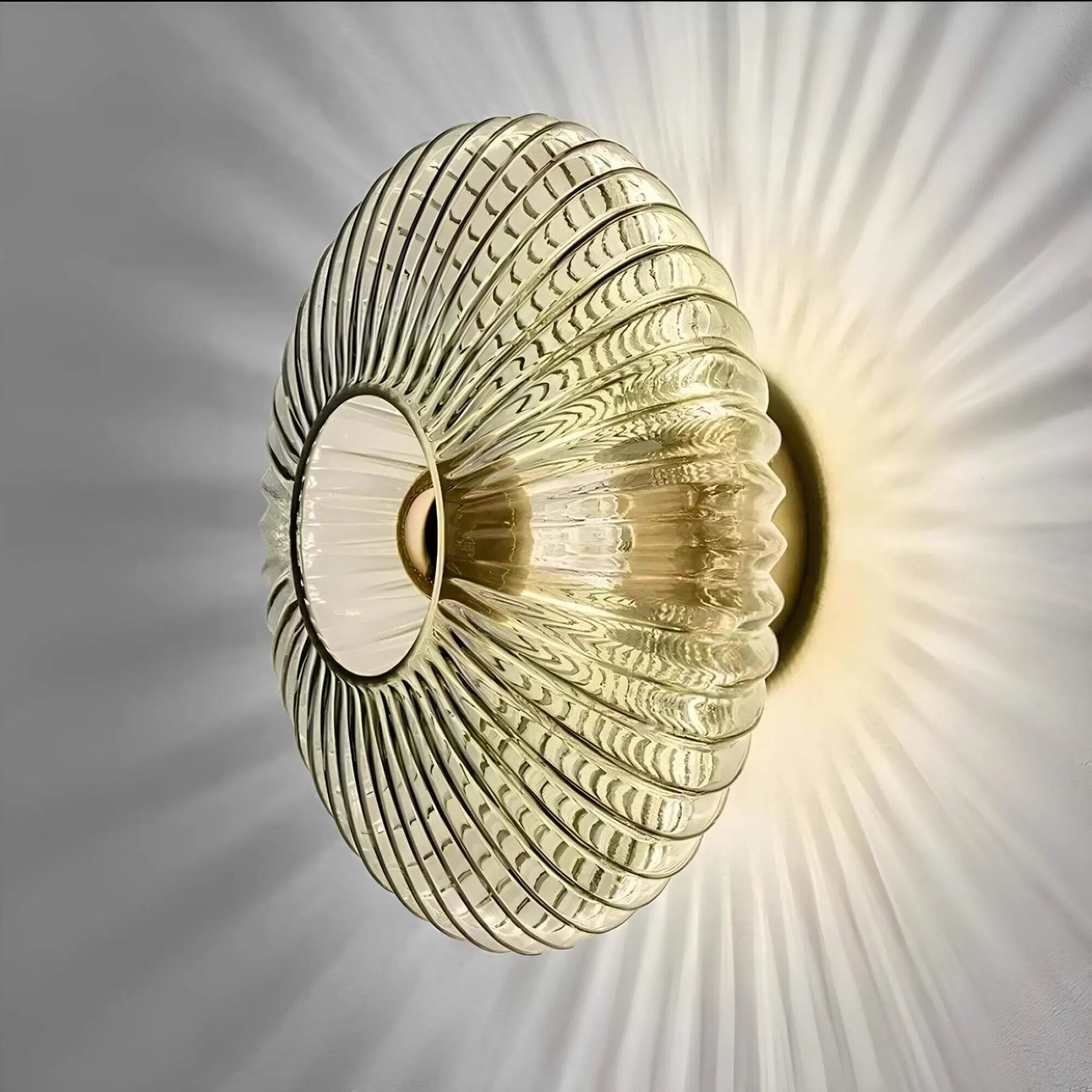 Stylish Wave Glass Wall Light - Cofik