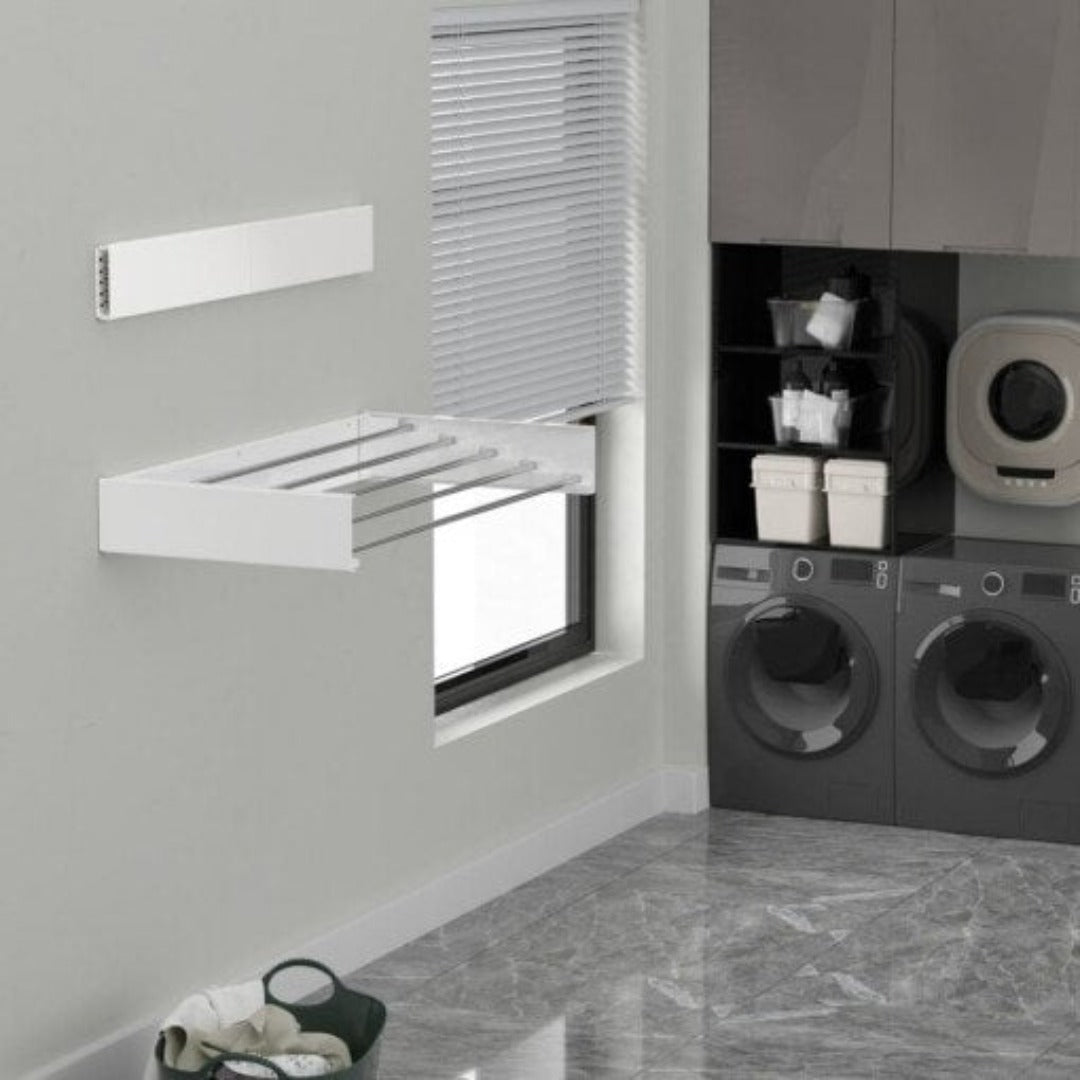 Compact Wall Mount Folding Drying Rack