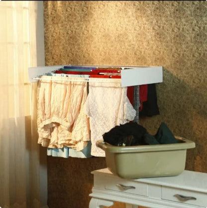 Compact Wall Mount Folding Drying Rack