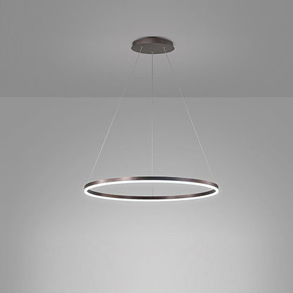 Contemporary Round LED Pendant Light Fixture