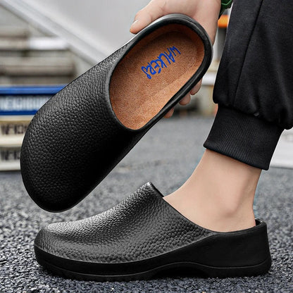 Non-slip chef work shoes for men