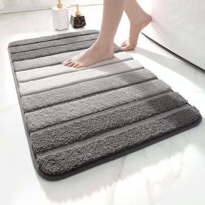 Non-Slip Microfiber Absorbent Bathroom Floor Rug Mat