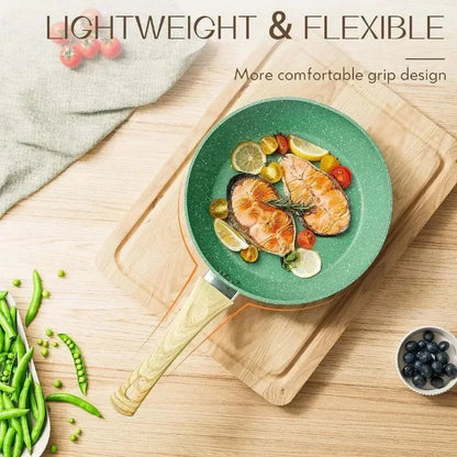 Durable Stone Nonstick Skillet Cookware Set