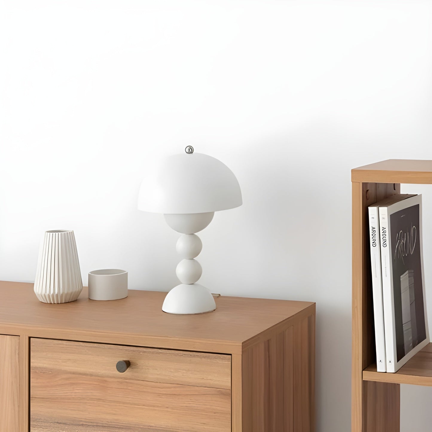 Simple White Dimmable Desk Lamp