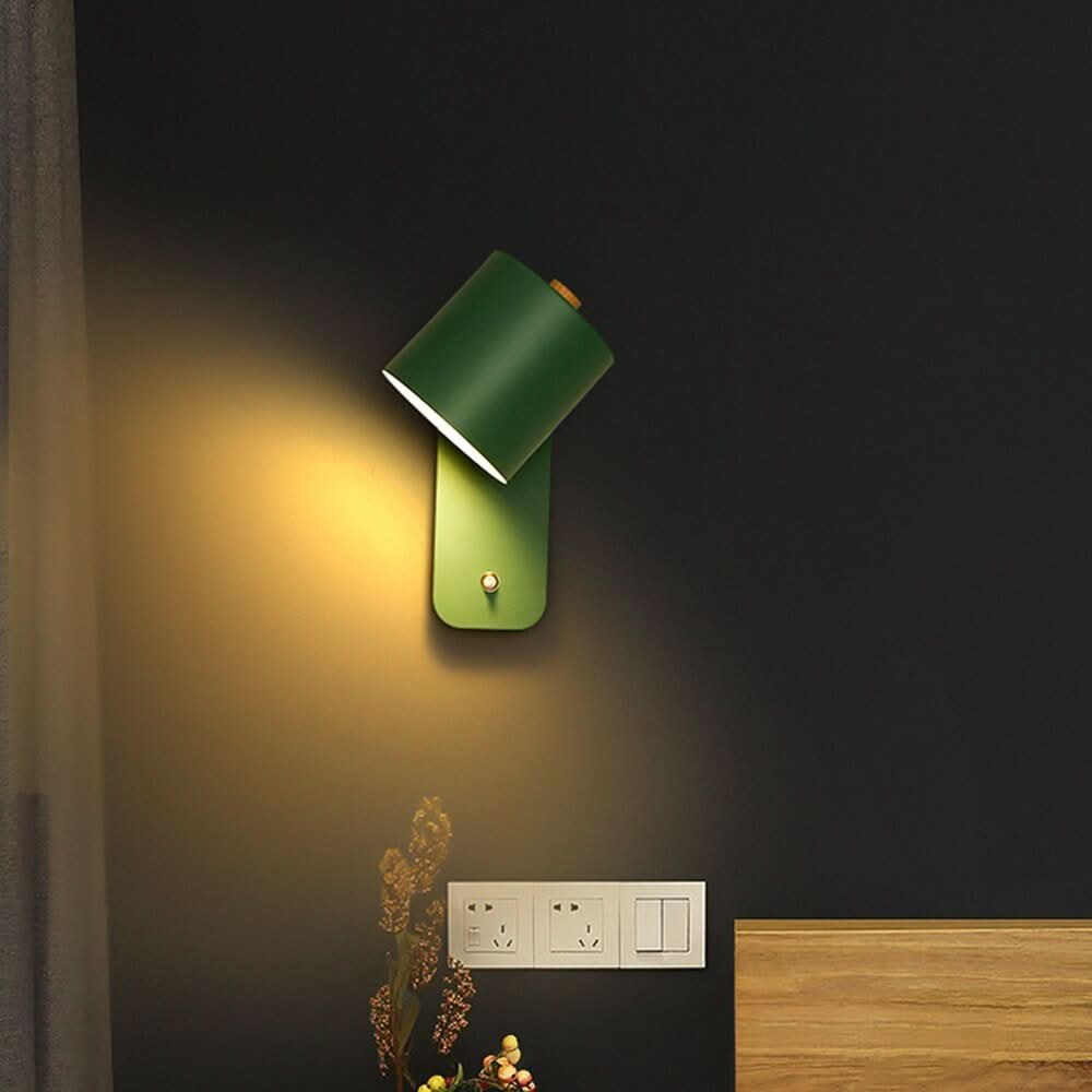 Simple Nordic LED Wall Lamp with On/Off Switch