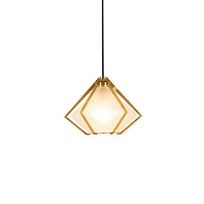 Unique Contemporary Glass Drop Pendant Light