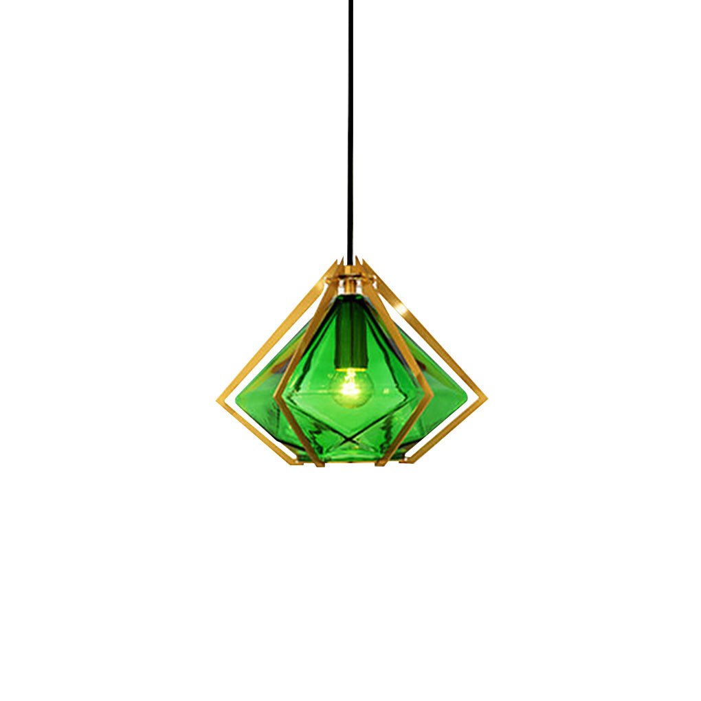 Unique Contemporary Glass Drop Pendant Light
