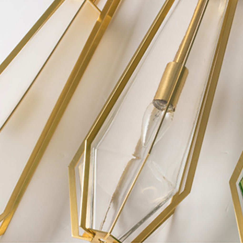 Unique Contemporary Glass Drop Pendant Light