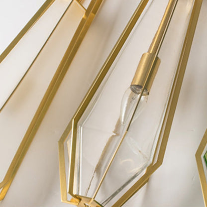 Unique Contemporary Glass Drop Pendant Light