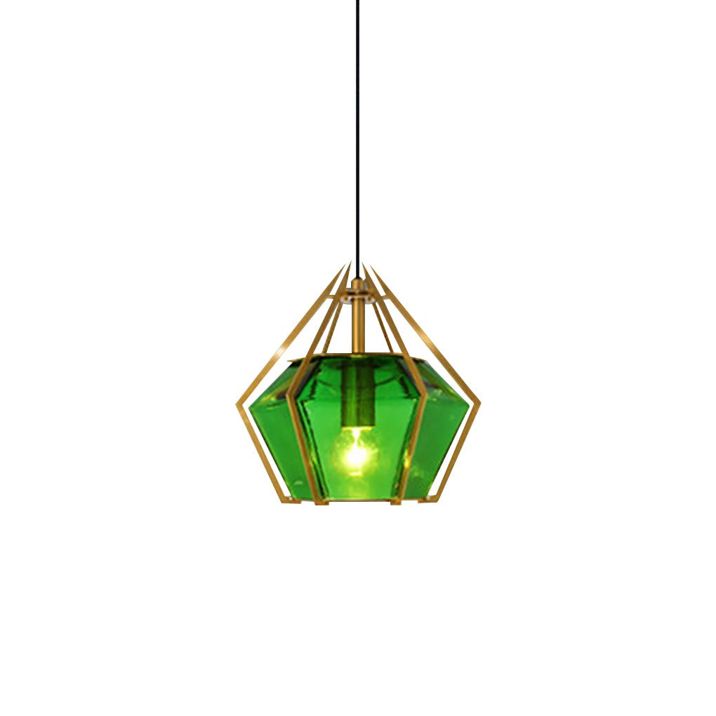 Unique Contemporary Glass Drop Pendant Light