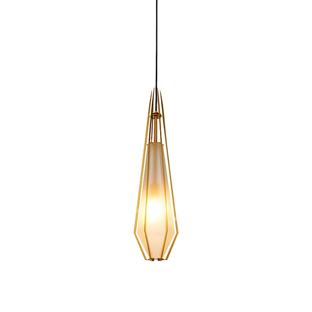 Unique Contemporary Glass Drop Pendant Light